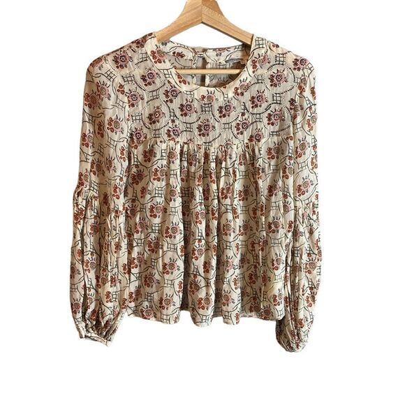 Floreat beaded peasant blouse - Picture 2 of 9